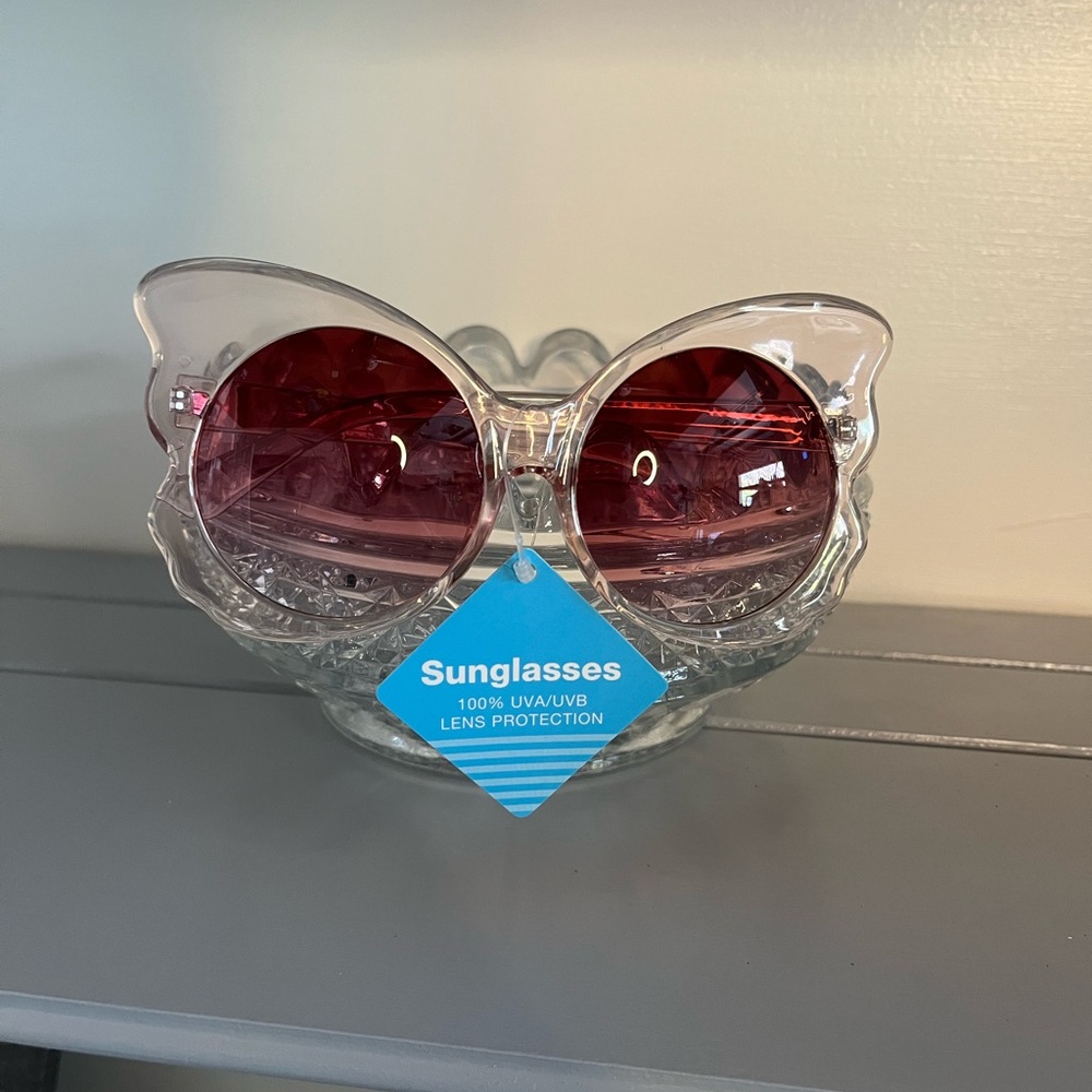Pink Lens Cat-Eye Sunglasses